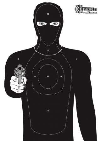 X-Targets „Criminal Target“ - Paper Targets