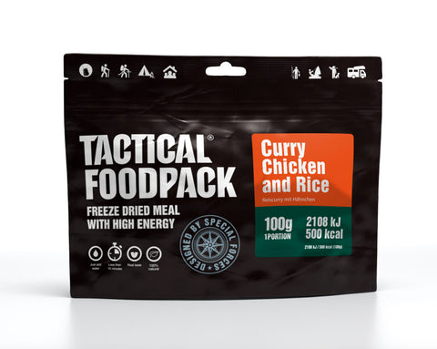 TACTICAL FOODPACK - Curry Chicken and Rice 100g