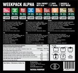 TACTICAL FOODPACK - Weekpack Alpha 2080g